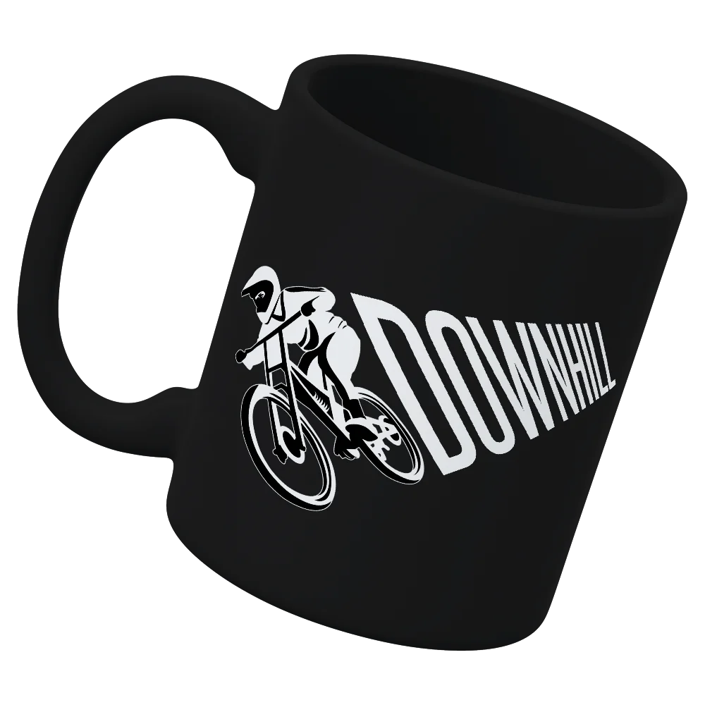 Downhill Cycling 11oz Mug