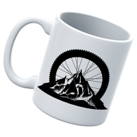 Thumbnail for Mountain Tires White Coffee Mug