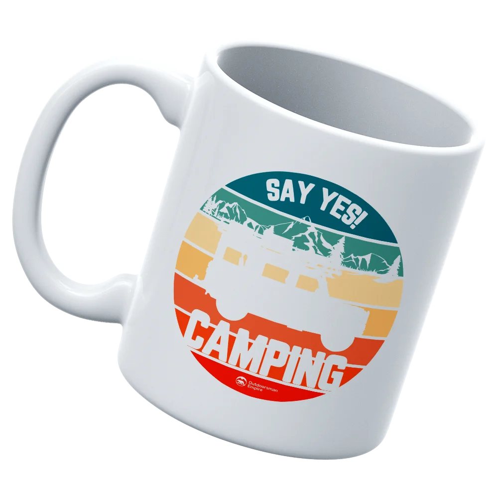 Style 70 Camping White Coffee Mug