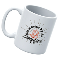 Thumbnail for Life Is Better Campfire White Coffee Mug