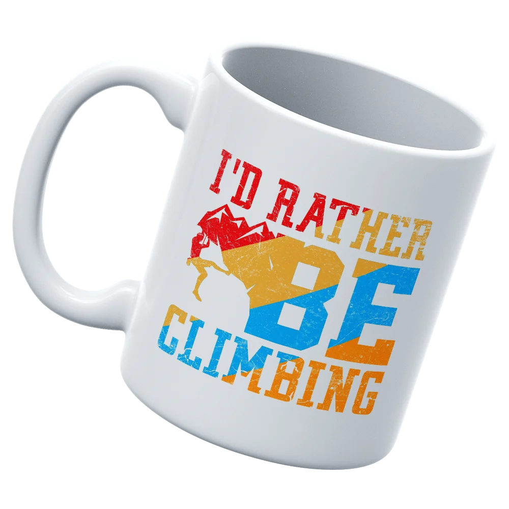Climbing I'd Rather Be Climbing 11oz Mug