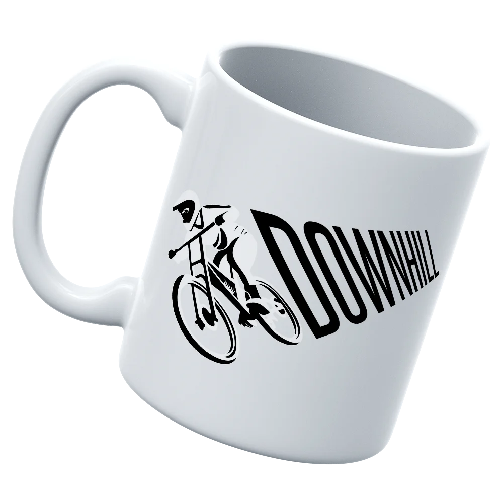 Downhill Cycling 11oz Mug