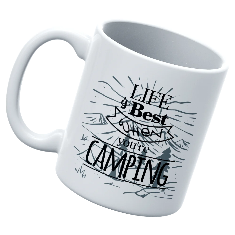 Life Is Best White Coffee Mug