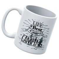Thumbnail for Life Is Best White Coffee Mug