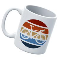 Thumbnail for Modern Vintage Bicycle White Coffee Mug