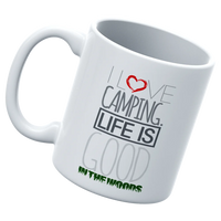 Thumbnail for I Love Camping In The Woods White Coffee Mug