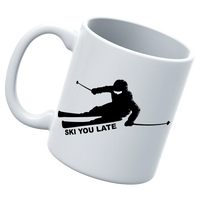 Thumbnail for Ski You Later White Coffee Mug