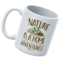 Thumbnail for Nature Is A Home White Coffee Mug