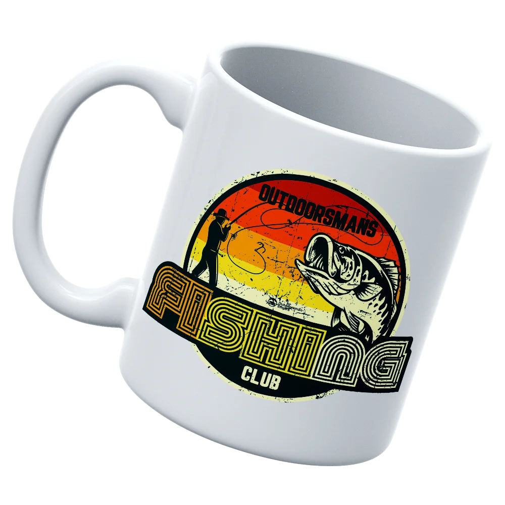 Outdoorsman Fishing Club 80 Ceramic Coffee Mug