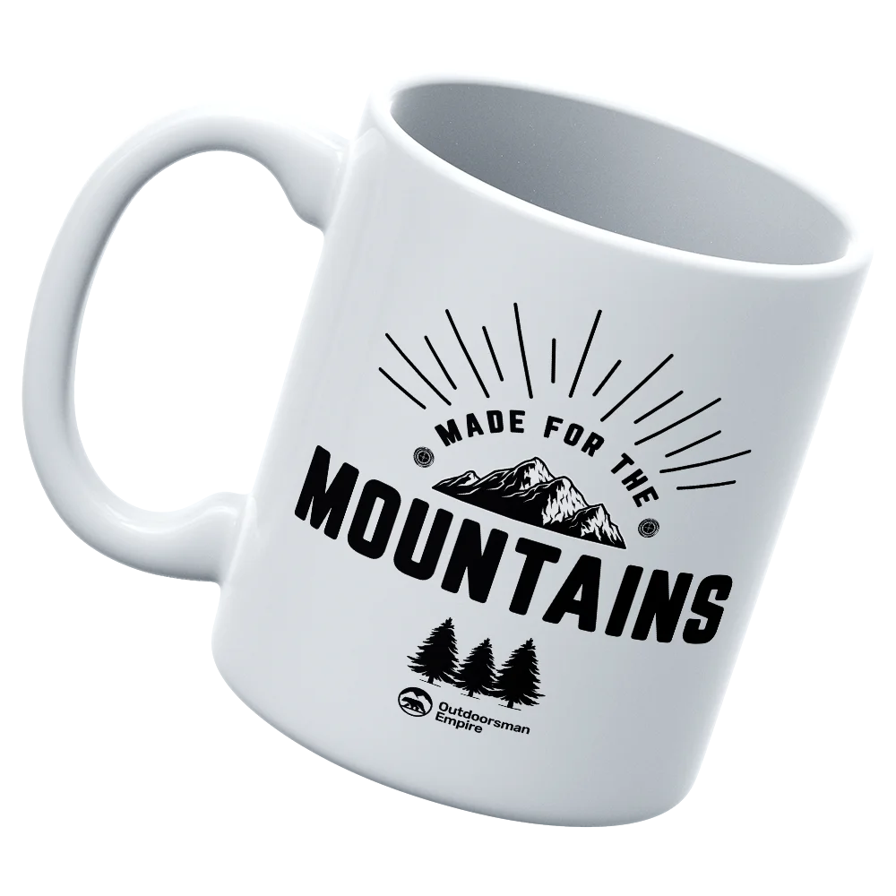 Made For The Mountains White Coffee Mug