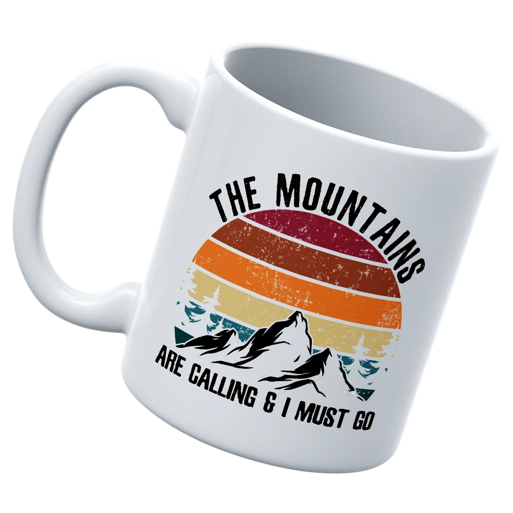 Hiking The Mountains Are Calling Coffee Mug - 11oz