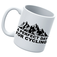 Thumbnail for Perfect Day For Cycling White Coffee Mug