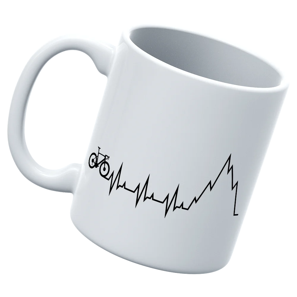 Mountain Beat White Coffee Mug