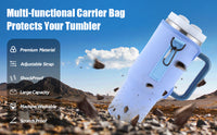 Thumbnail for Modern Water Bottle Holder Compatible With 40oz Tumbler With Handle For Outdoor Travelling And Hiking