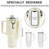 Thumbnail for Modern Water Bottle Holder Compatible With 40oz Tumbler With Handle For Outdoor Travelling And Hiking