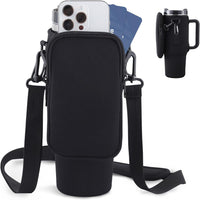 Thumbnail for Modern Water Bottle Holder Compatible With 40oz Tumbler With Handle For Outdoor Travelling And Hiking