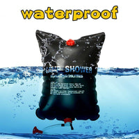 Thumbnail for 20L Camping Shower Portable Compact Solar Sun Heating Bath Bag Outdoor Travel