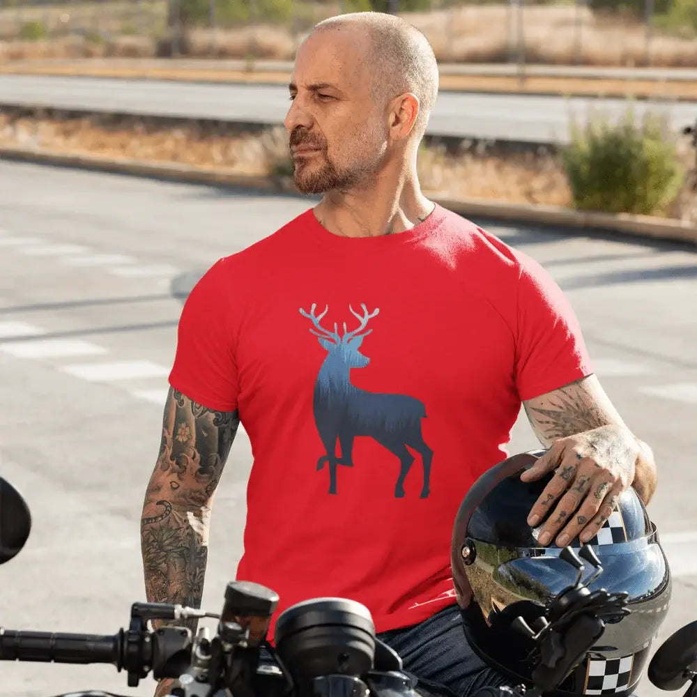 Deer Color 2 Man T-Shirt