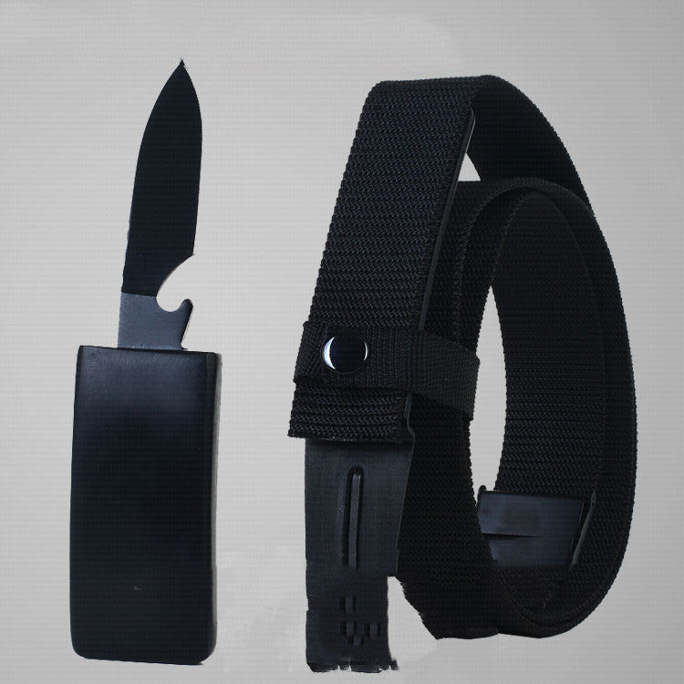 Tactical Canvas Belt Knife