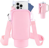 Thumbnail for Modern Water Bottle Holder Compatible With 40oz Tumbler With Handle For Outdoor Travelling And Hiking