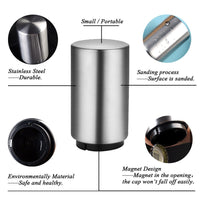 Thumbnail for Automatic Stainless Steel Bottle Opener – Portable, Magnetic, and Easy to Use