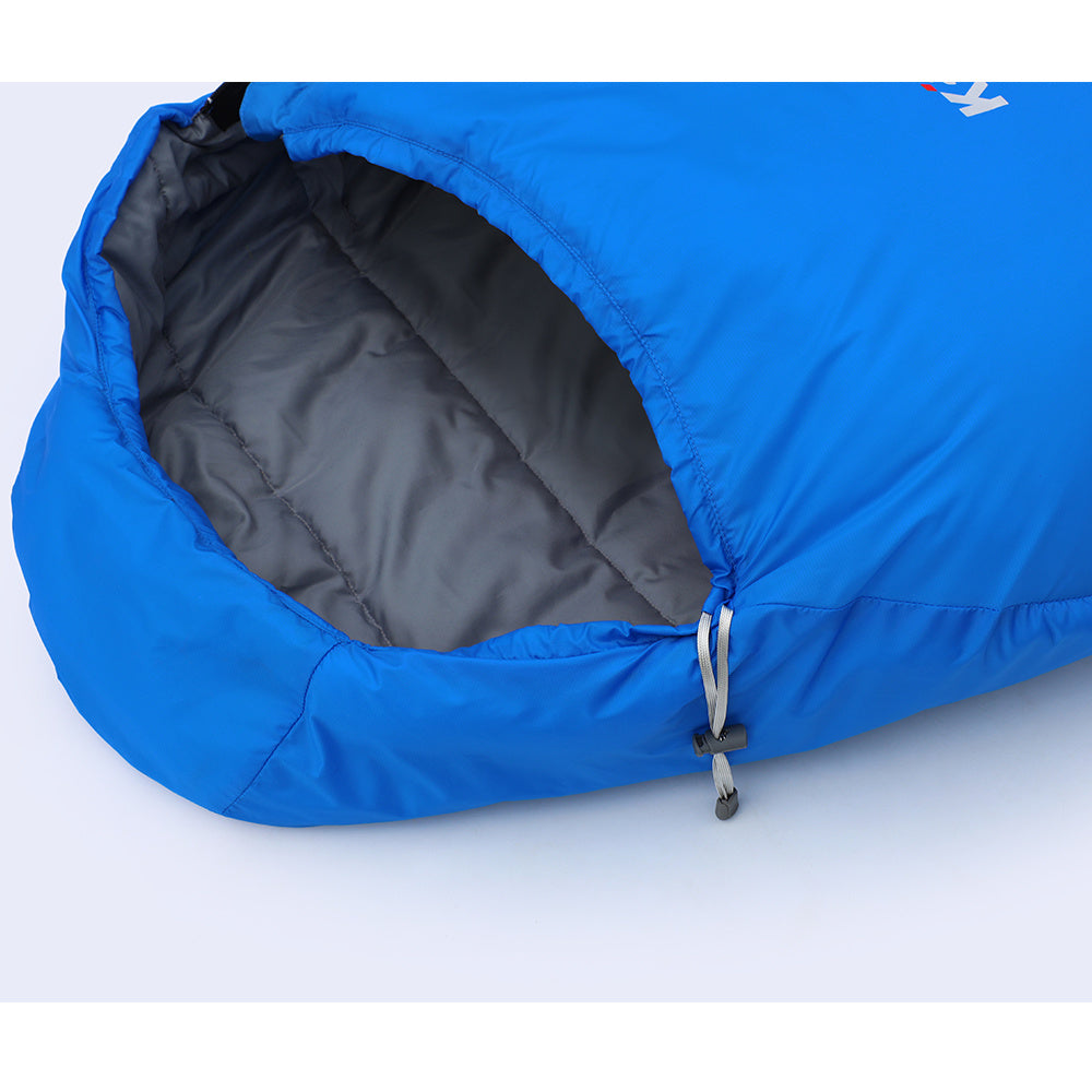 Camping Sleeping Bag – Lightweight, Nylon, and Portable with Double Zipper