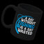 A Day Without Fishing Is a Day Wasted 11oz Mug - black