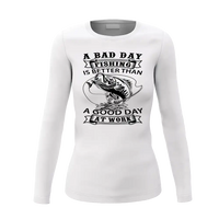 Thumbnail for A Bad Day At Fishing Women Long Sleeve Shirt