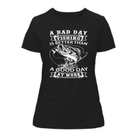 Thumbnail for A Bad Day At Fishing T-Shirt for Women
