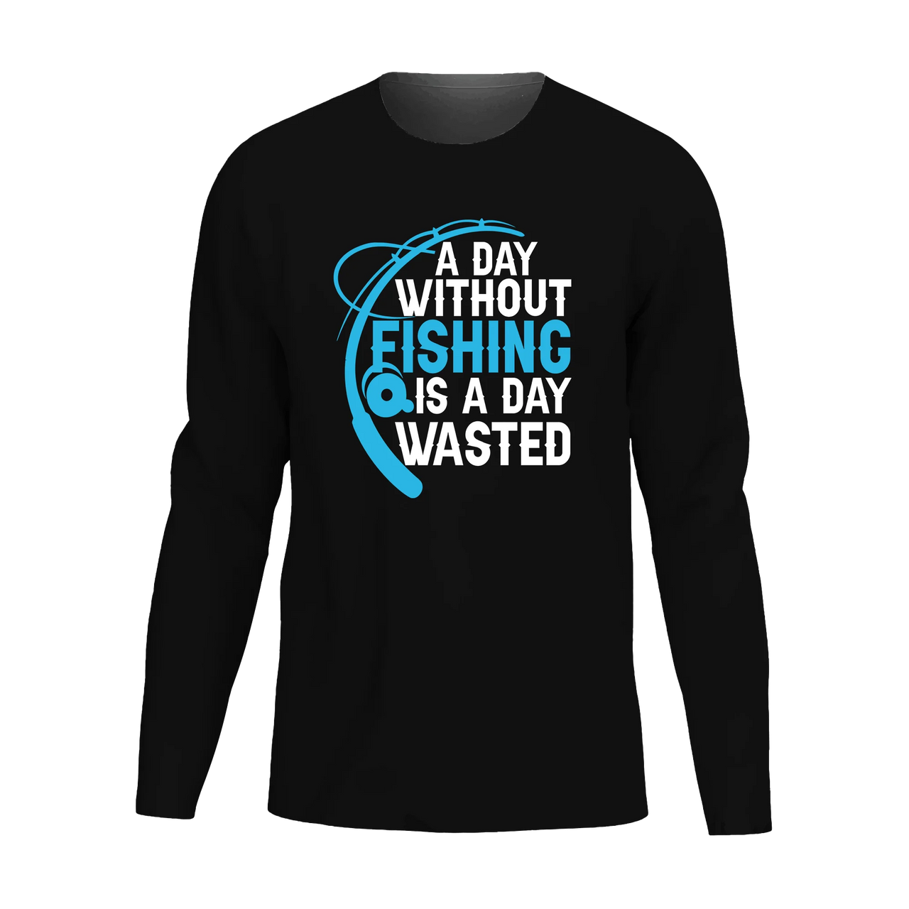 A Day Without Fishing Men Long Sleeve Shirt