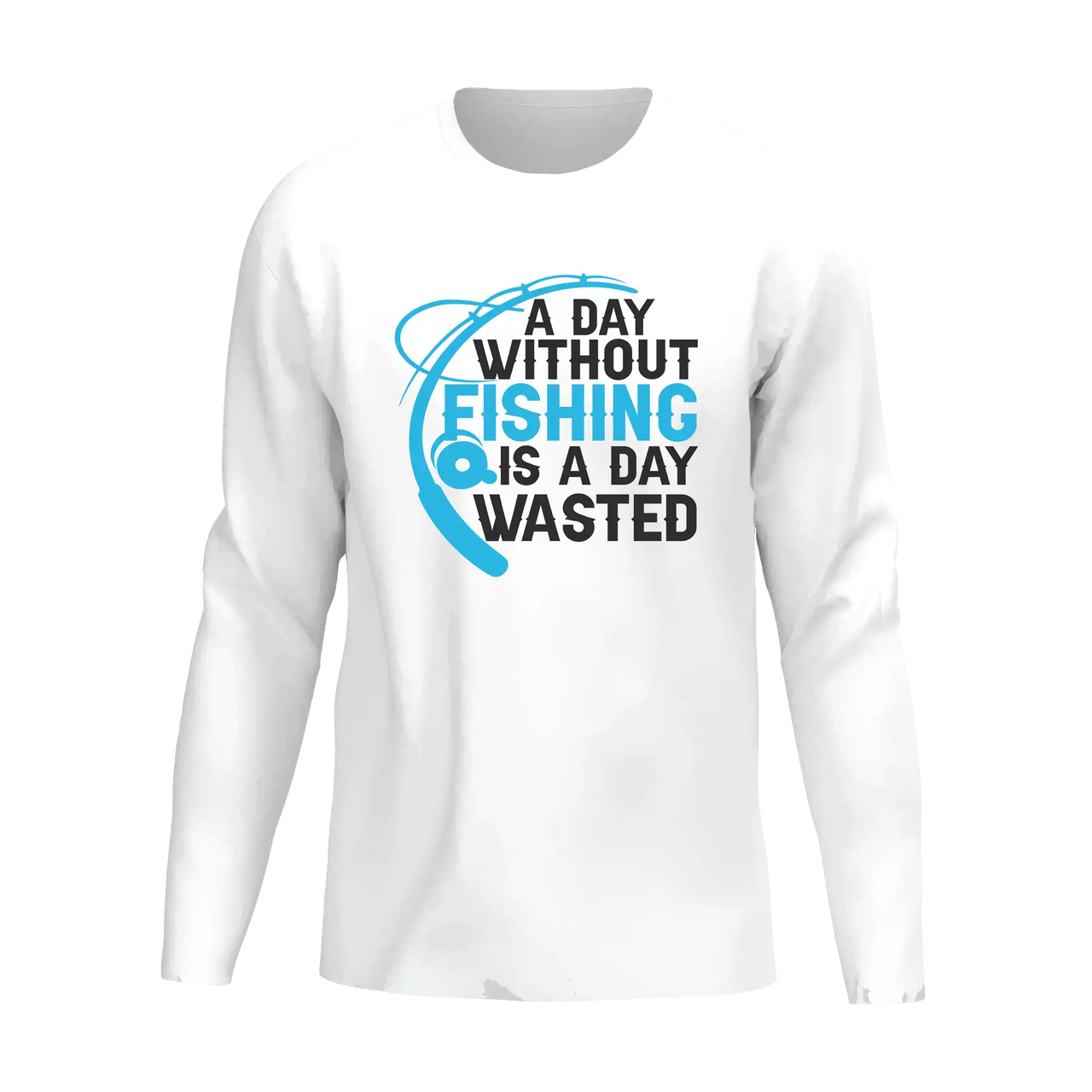 A Day Without Fishing Men Long Sleeve Shirt
