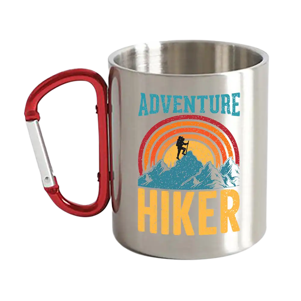 Adventure Hiker Carabiner Mug 12oz