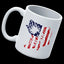 American Flag Fish 11oz Mug