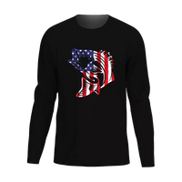 Thumbnail for American Flag Fish Men Long Sleeve Shirt