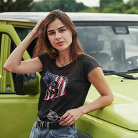 Thumbnail for American Flag Fish T-Shirt for Women