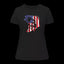 American Flag Fish T-Shirt for Women