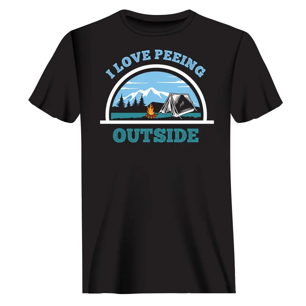 I Love Peeing Outside T-Shirt for Men
