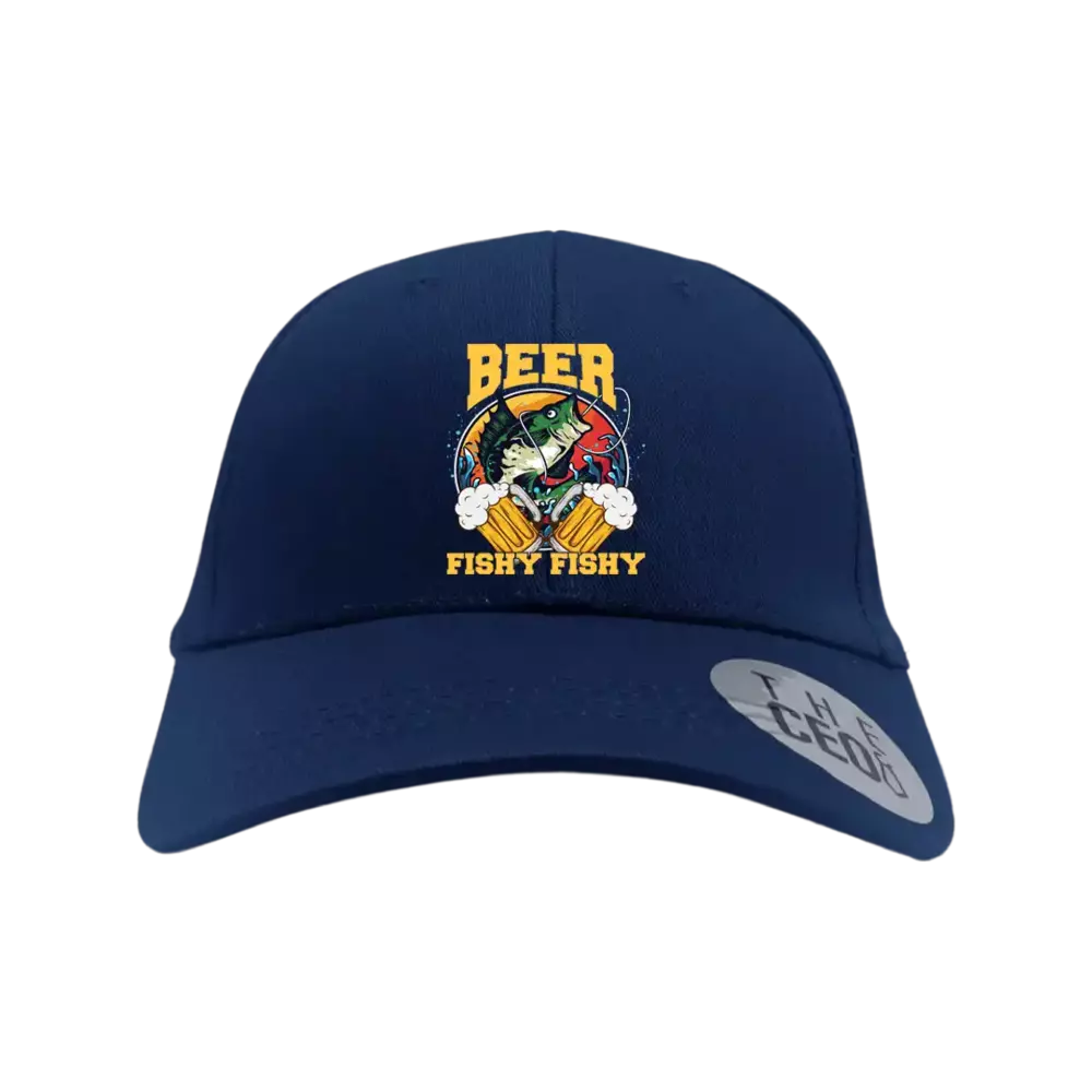 Beer Fishy Fishy 2 Printed Baseball Hat