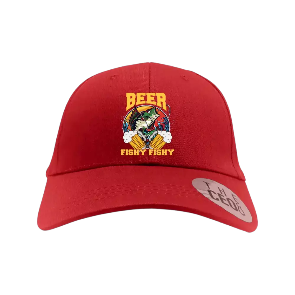 Beer Fishy Fishy 2 Printed Baseball Hat