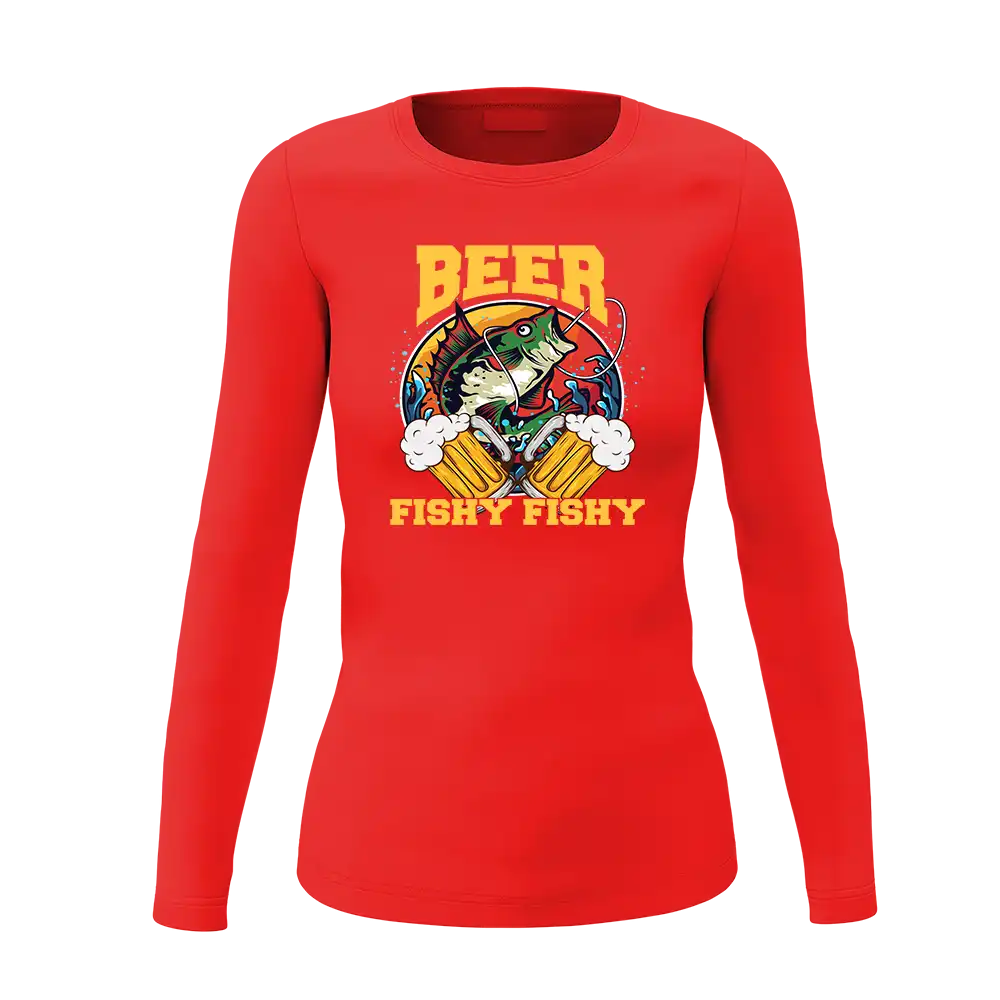 Beer Fishy Fishy 2 Women Long Sleeve Shirt