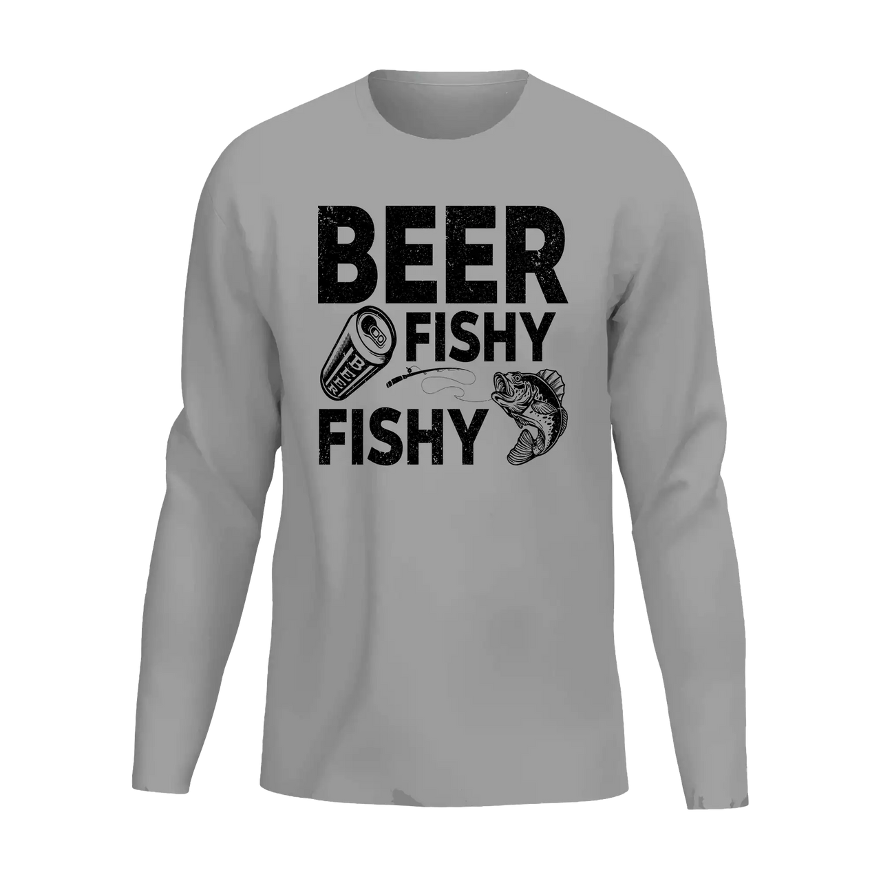 Beer Fishy Fishy Men Long Sleeve Shirt
