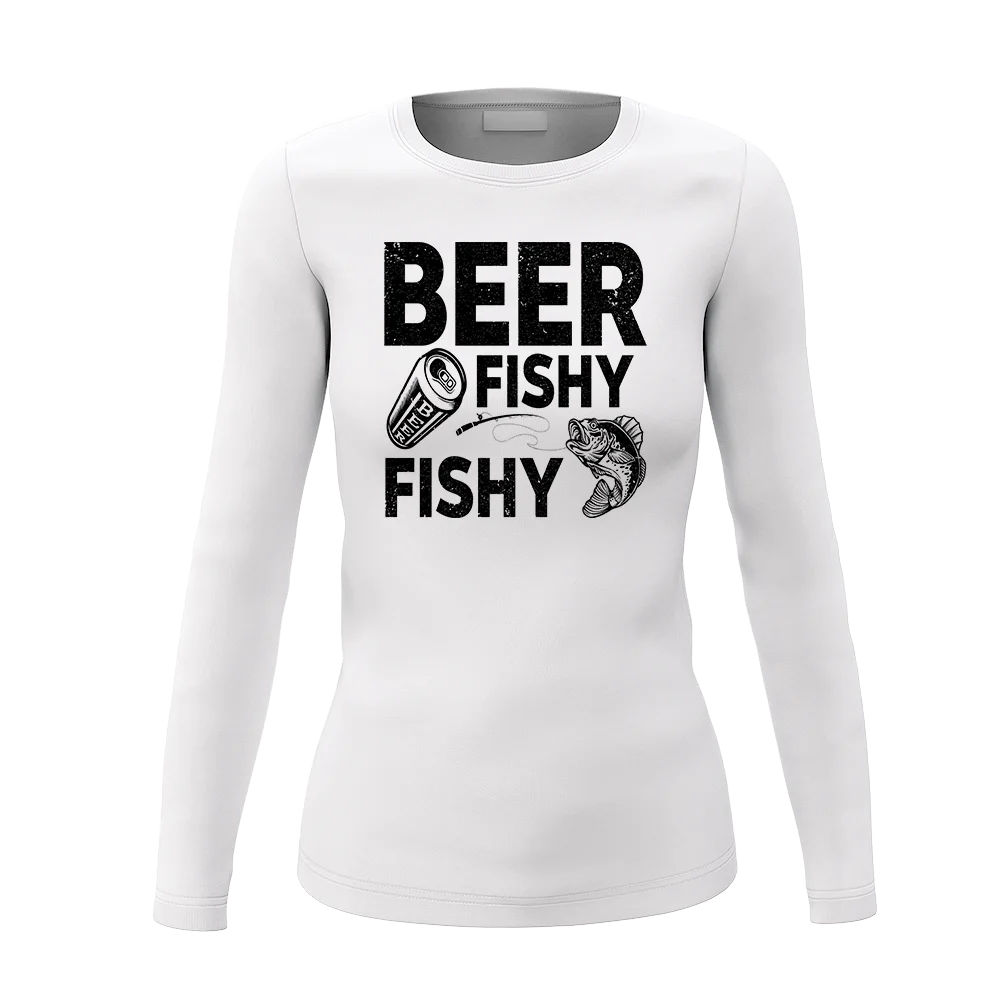 Beer Fishy Fishy Women Long Sleeve Shirt