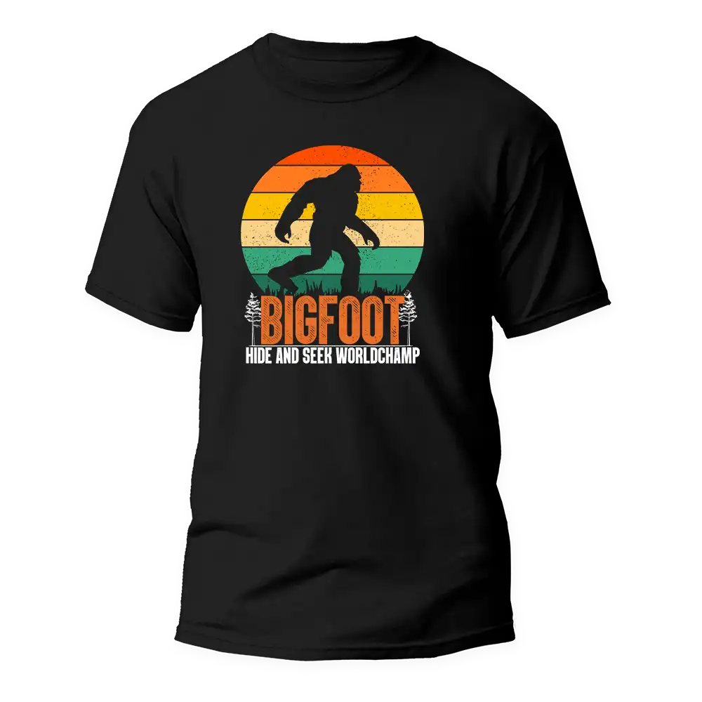 Bigfoot Hide And Seek Man T-Shirt