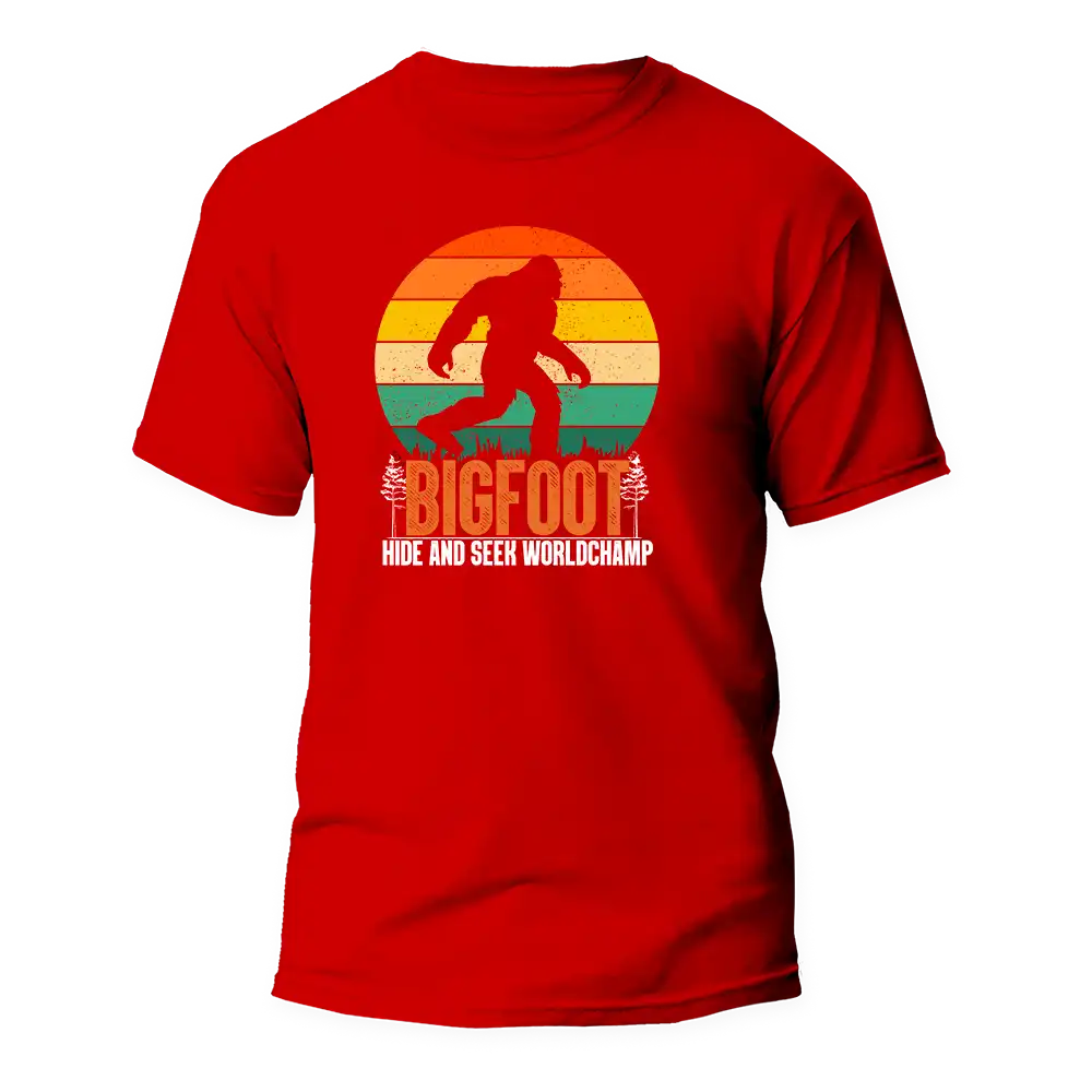 Bigfoot Hide And Seek Man T-Shirt