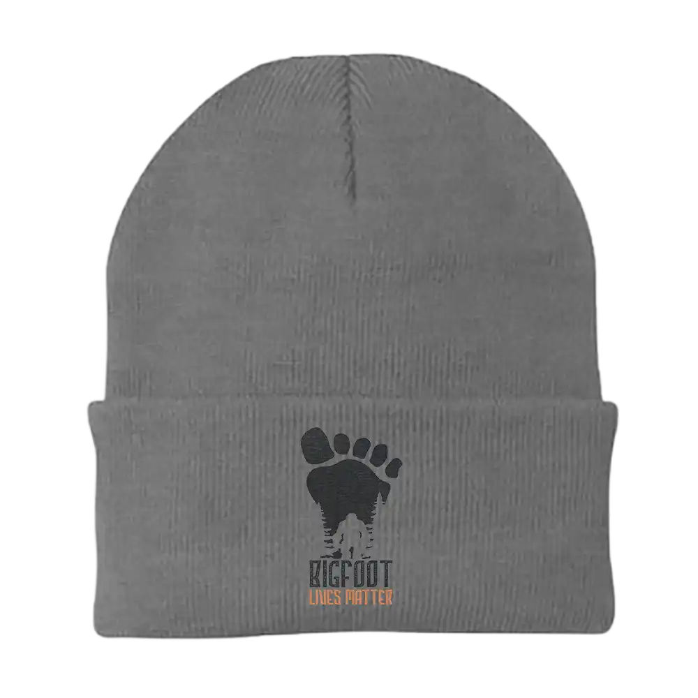 Bigfoot Lives Matter Embroidered Beanie