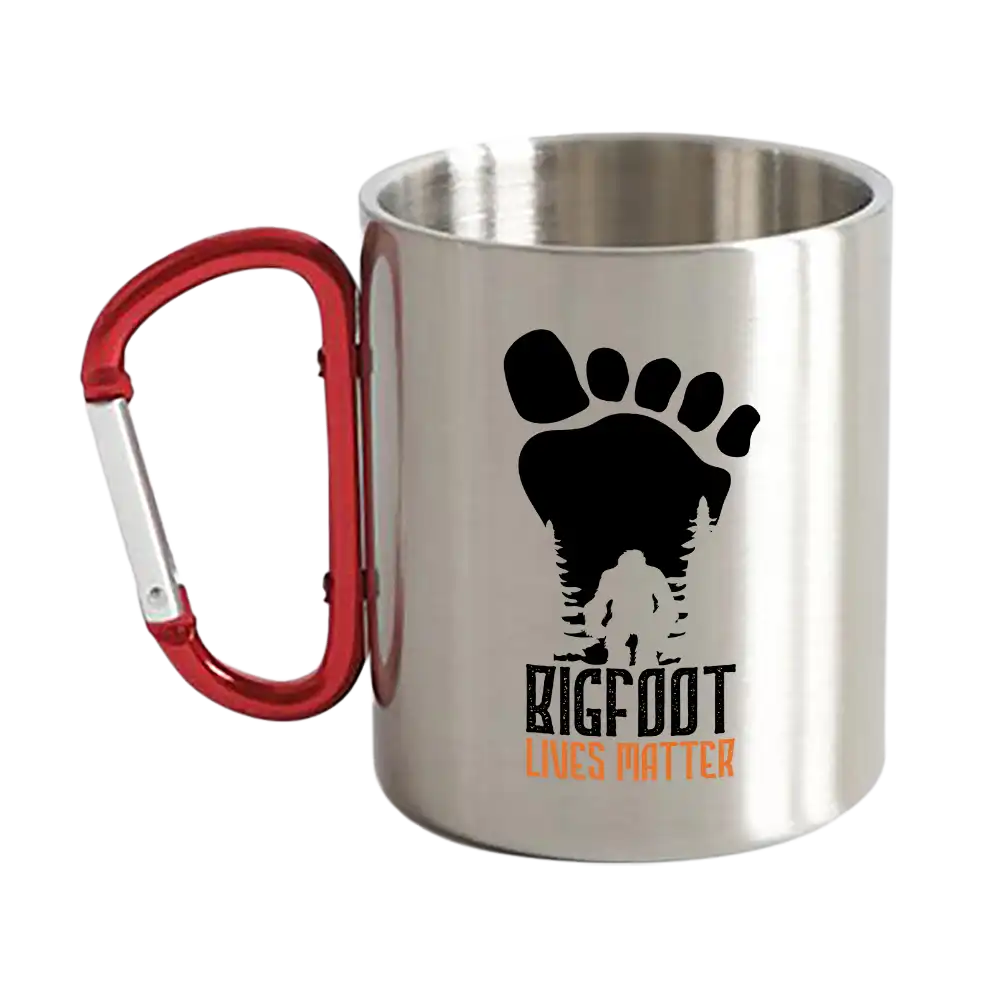 Bigfoot Lives Matter Carabiner Mug 12oz