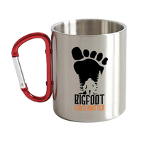 Thumbnail for Bigfoot Lives Matter Carabiner Mug 12oz