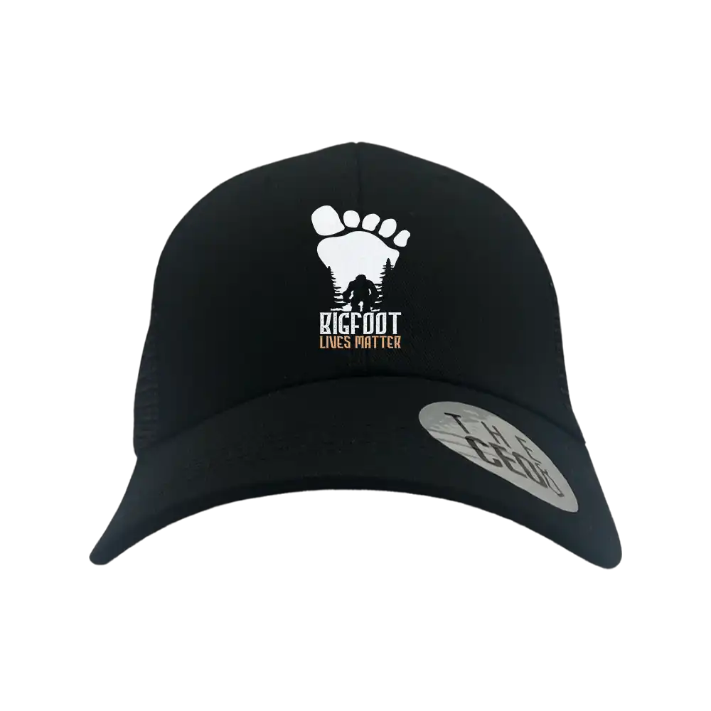Bigfoot Lives Matter Embroidered Trucker Hat
