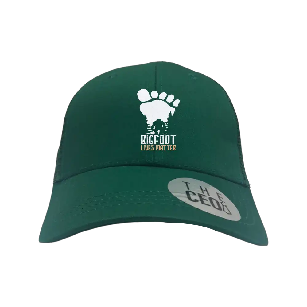Bigfoot Lives Matter Embroidered Trucker Hat