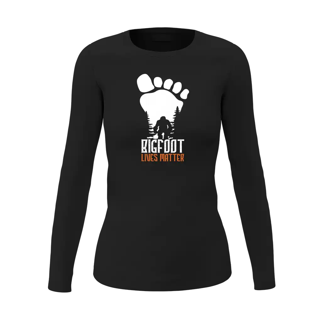 Bigfoot Lives Matter Women Long Sleeve Shirt